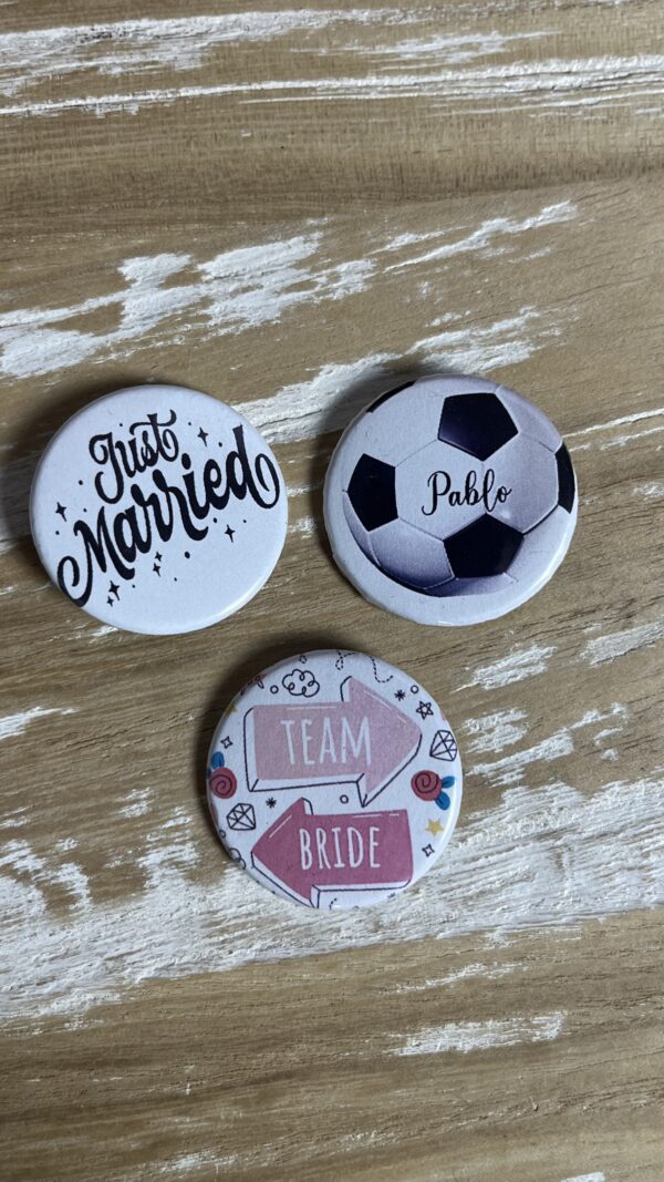Pack 3 chapas personalizadas